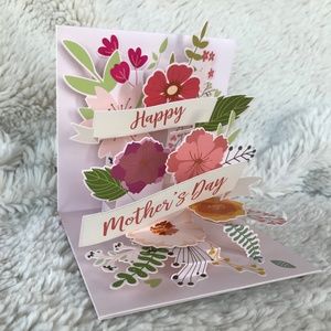 3D Treasures Pop Up Card Happy Mother's Day Bouquet of Flowers 3D